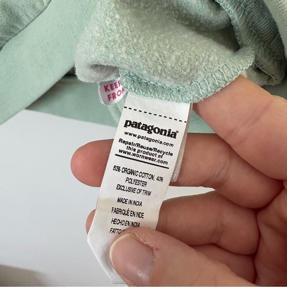 Patagonia Toddler 2T Organic Cotton Mountain Graphic Sweatshirt - Sage Green - Picture 5 of 5